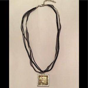 Cross Necklace with Crystals -Jennifer Strickland